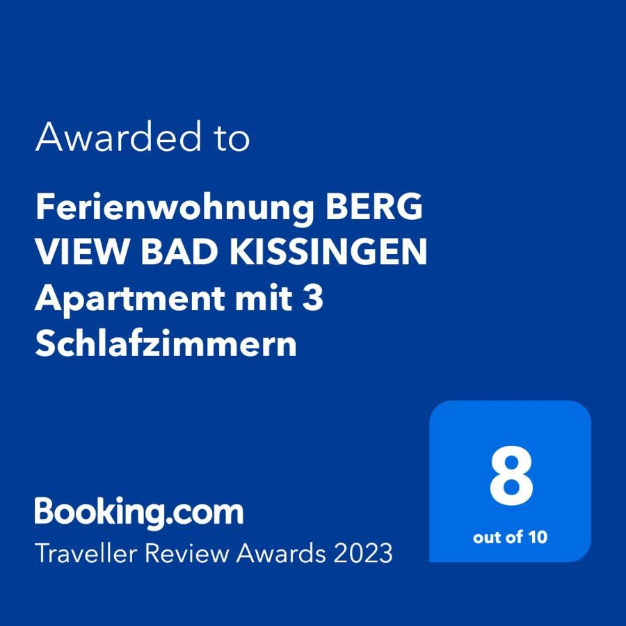 Ferienwohnung Berg View Bad Kissingen Apartment Mit 3 Schlafzimmern Bagian luar foto
