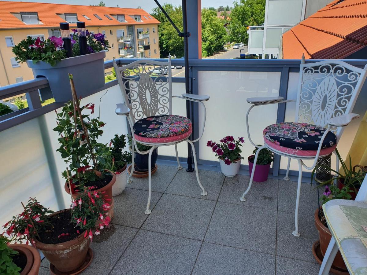 Ferienwohnung Berg View Bad Kissingen Apartment Mit 3 Schlafzimmern Bagian luar foto